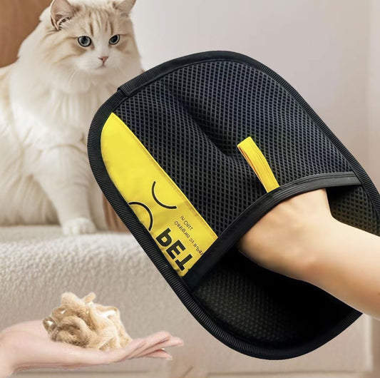 Guante quitapelos para mascotas reutilizable